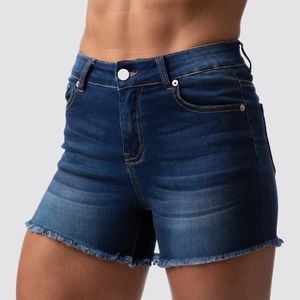 Born primitive stretchy denim shorts (worn once)